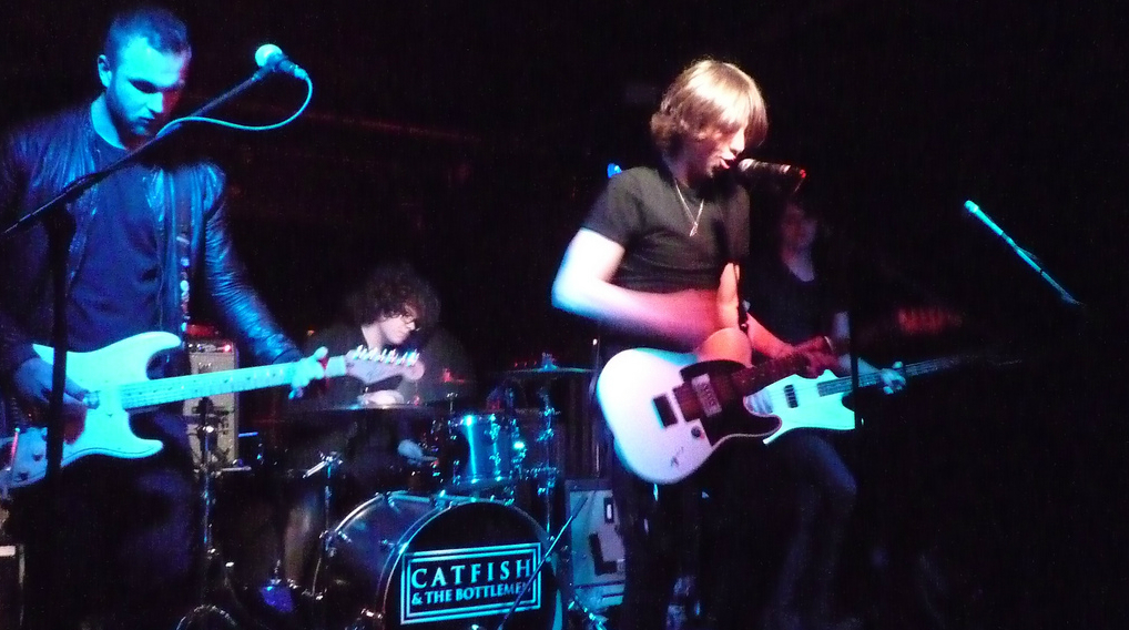 Catfish & the Bottlemen performing on stage in Bristol